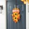 Glitzhome® 22.5" Fall Metal Pumpkin & Sunflower Wall Décor